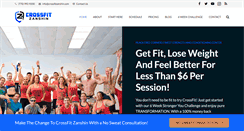 Desktop Screenshot of crossfitzanshin.com